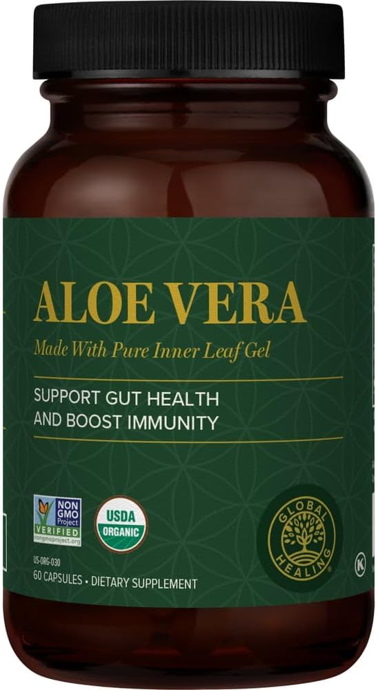 Global Healing Aloe Vera Bio-Active Organic Leaf Supplement