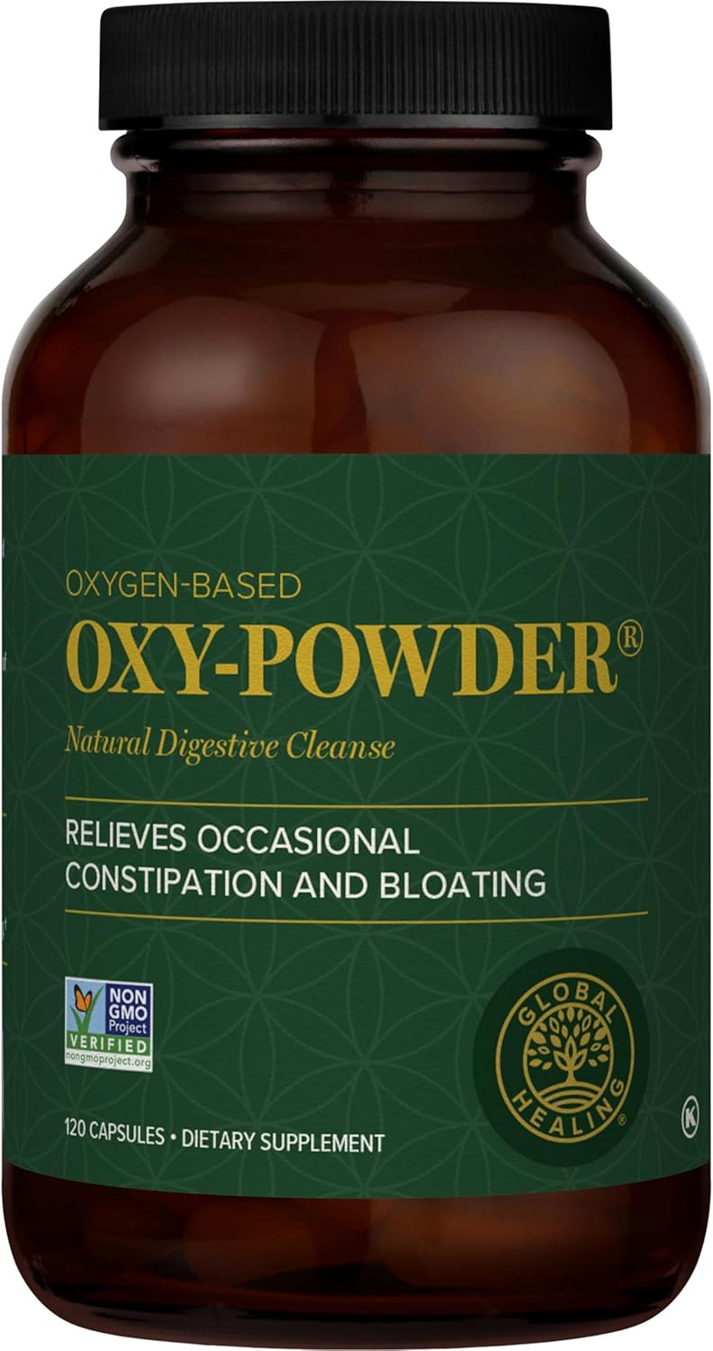 Global Healing Center Oxy-Powder Oxygen Based Safe and Natural Colon Cleanser